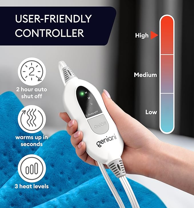GENIANI Extra Large Electric Heating Pad