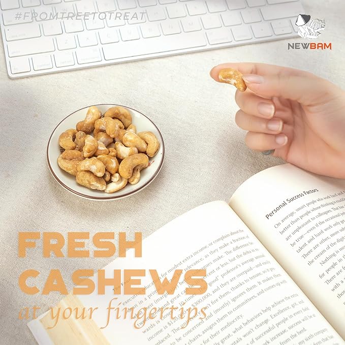 NEWBAM - Sea Salt Caramel Cashews 12 Individual (1.5oz per