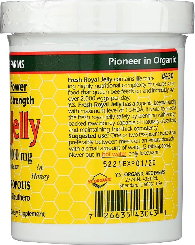 YS Royal Jelly/Honey Bee 11.5 oz
