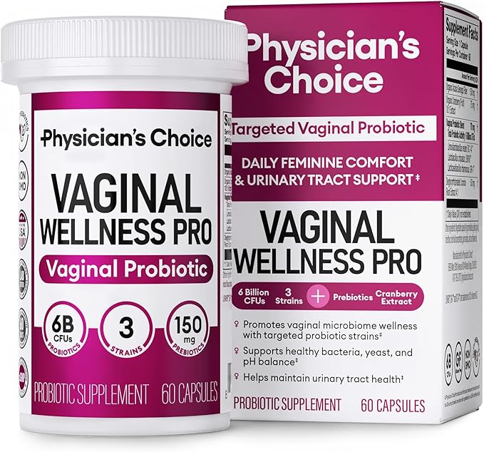 Physician's CHOICE Vaginal Probiotics for Women 6B CFU 60 CT