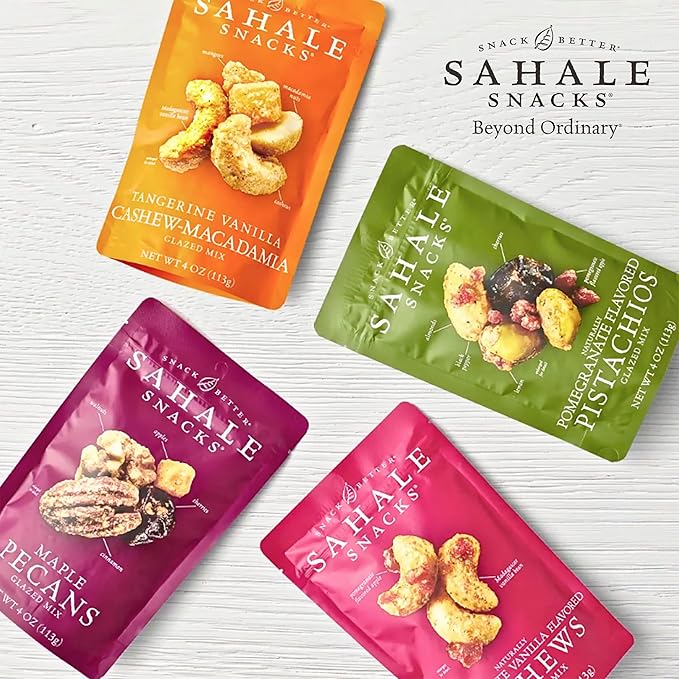Sahale Snacks Thai Cashews Glazed Mix, 4 Ounces 6)
