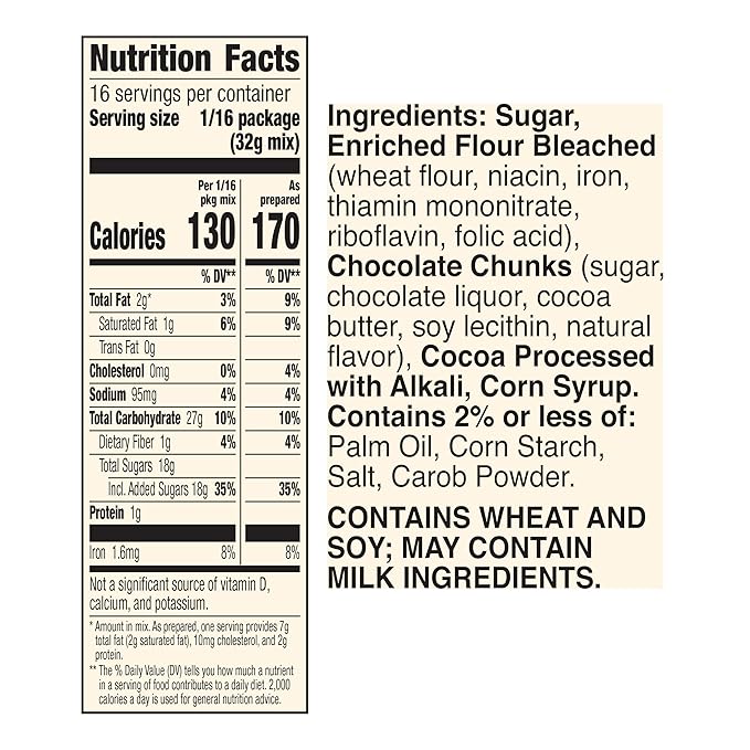 Betty Crocker Delights Supreme Chocolate Chunk Brownie Mix, 18 oz.