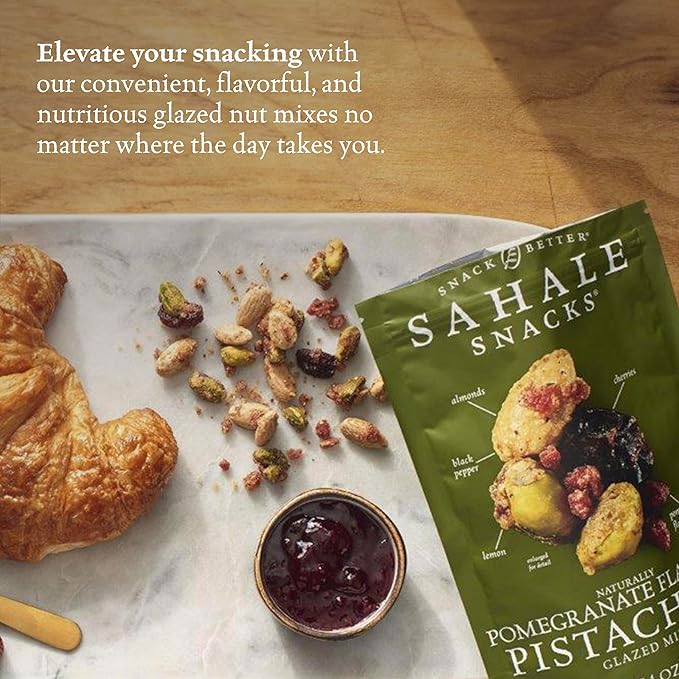 Sahale Snacks Pomegranate Pistachios Glazed Mix, 4 Ounces 6)