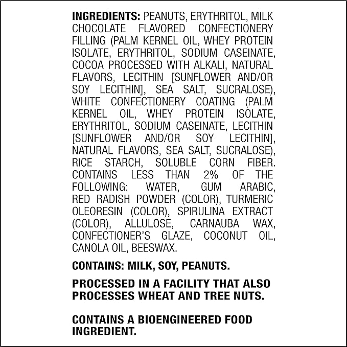 Quest Nutrition Coated Candies, Chocolatey Peanut, 1g Sugar, 10g Protein, 4g Net Carbs, Gluten Free, Keto Friendly, 12 Count