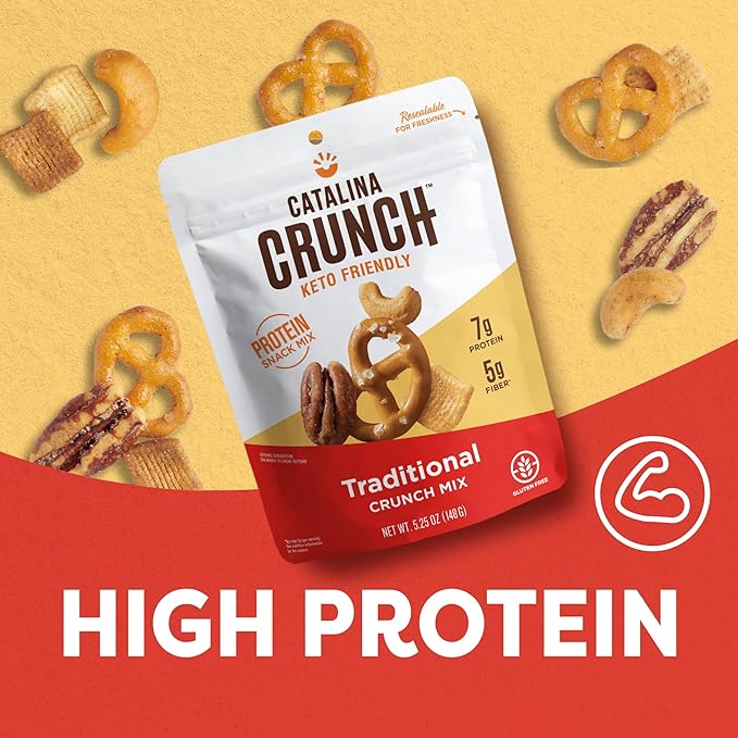 Catalina Crunch Mix Traditional Protein Snack Mix 3