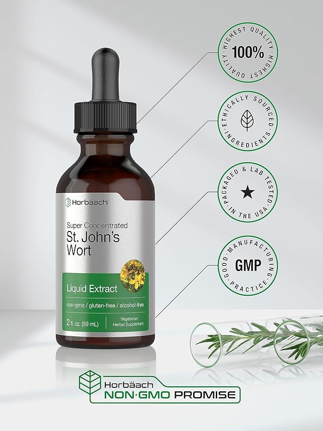 Horbäach St Johns Wort Tincture 2 Oz