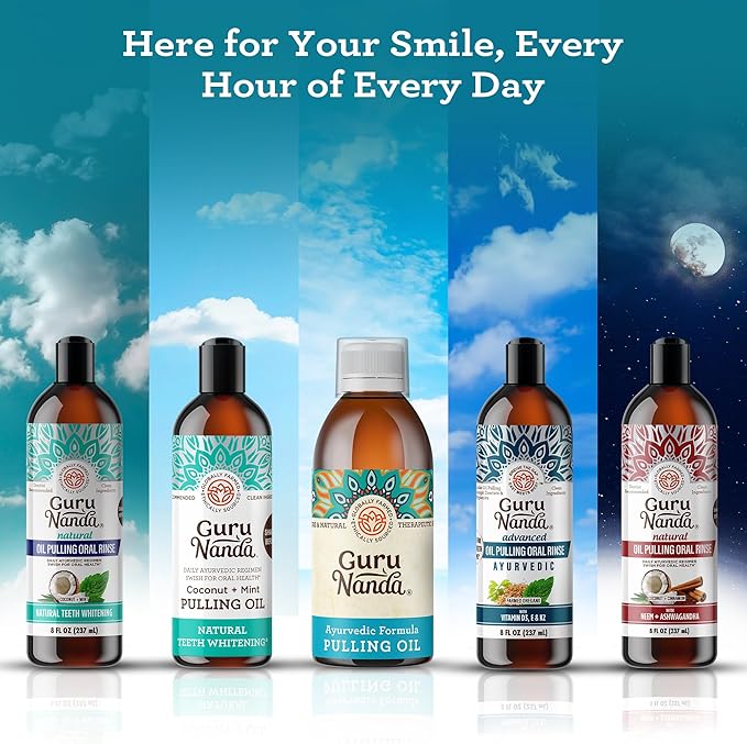 3 Pack GuruNanda Original Oil Pulling (8.45 fl.oz 3)