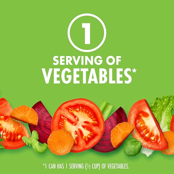 V8 Spicy Hot 100% Vegetable Juice, 5.5 fl oz Can (6 Packs of 8 Cans)