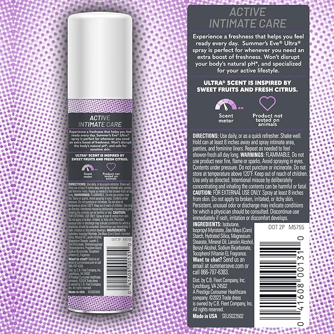 Summer's Eve Ultra Daily Active Feminine 2 oz