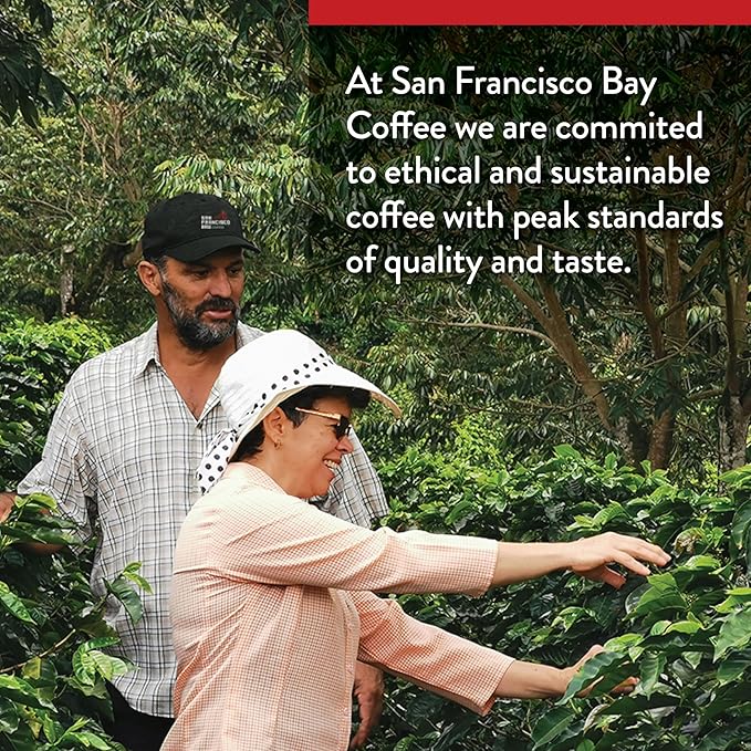 San Francisco Bay Ground Coffee - Hazelnut Crème (28oz Bag), Flavored, Medium Roast