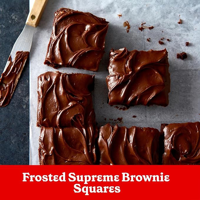 Betty Crocker Delights Supreme Frosted Brownie Mix, 19.1 oz. (Pack of 12)