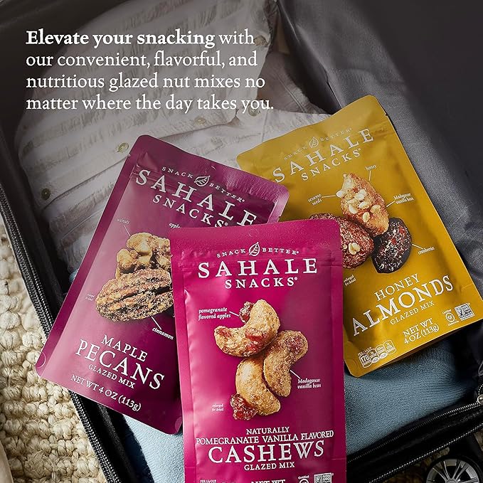 Sahale Snacks Glazed Nut Mix Variety 4 Ounces 6)