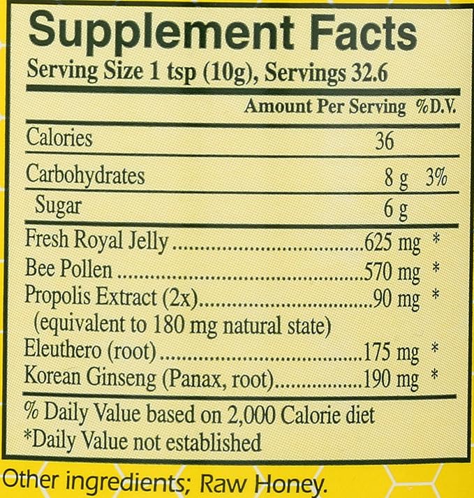 YS Royal Jelly/Honey Bee 11.5 oz