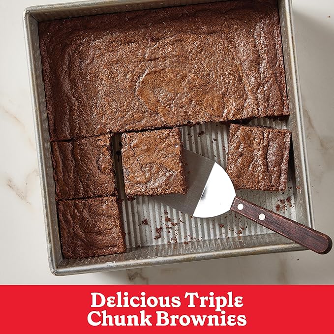 Betty Crocker Delights Supreme Triple Chunk Brownie Mix, 17.8 oz (Pack of 12)
