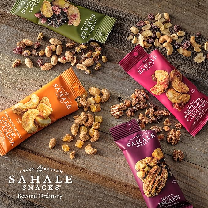 Sahale Snacks Banana Rum Pecans Glazed 1.5 Ounces 18)