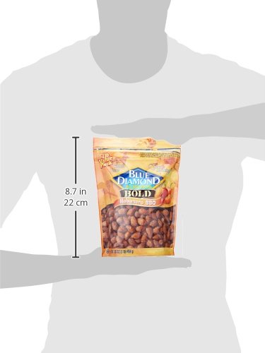 Blue Diamond Almonds, Bold Habanero BBQ, 16 Ounce
