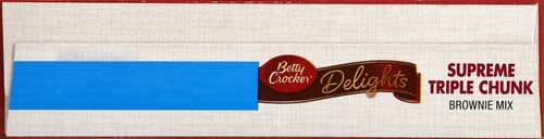 Betty Crocker Delights Supreme Triple Chunk Brownie Mix, 17.8 oz
