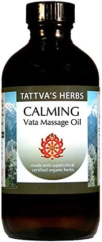 Vata Massage Oil, Organic Massage Oil, 8 Oz