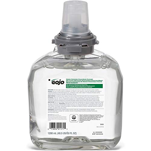 TFX Green Certified Foam Hand Cleaner 1200mL, 2/Carton 2/Carton
