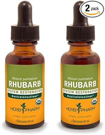 Herb Pharm Certified Organic Rhubarb Liquid 1 Fl 2)