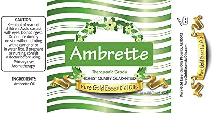 Pure Gold Essential Oils 0.33 Fluid