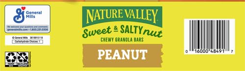Nature Valley Granola Bars, Sweet and Salty Nut, Peanut, 12 Bars, 14.4 OZ