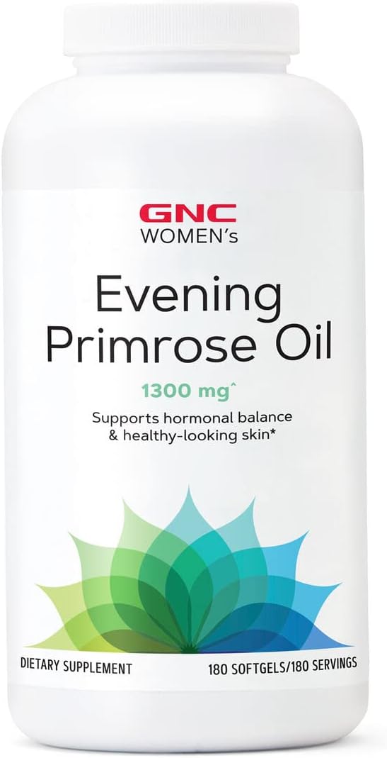 GNC Women's Evening Primrose Oil (EPO) 1300 mg 180 Softgel