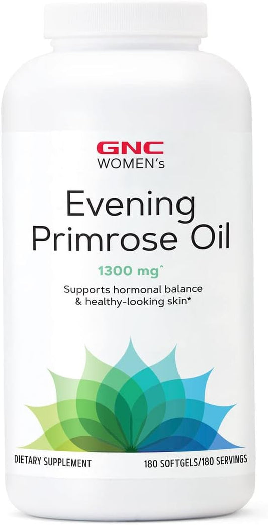 GNC Women's Evening Primrose Oil (EPO) 1300 mg 180 Softgel