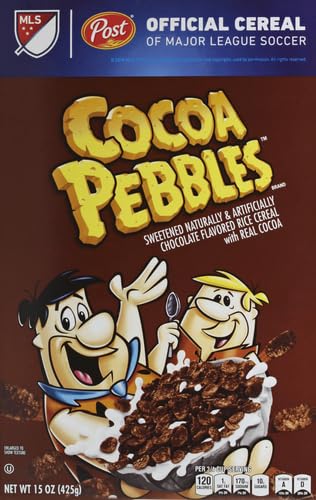 Post Cocoa Pebbles Cereal, 15 Oz