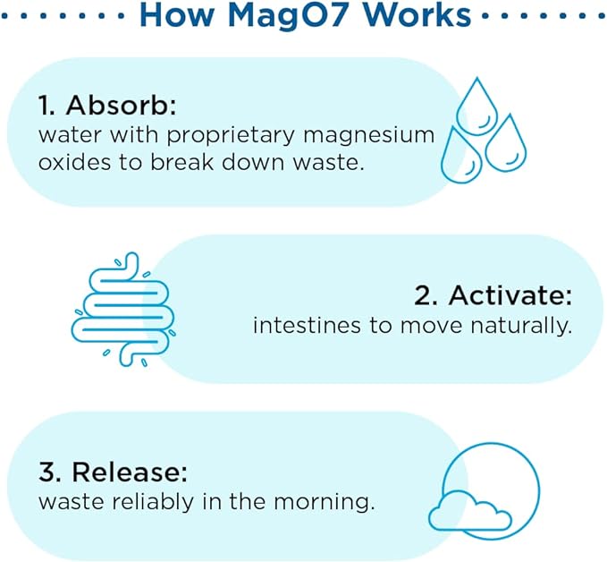 nbpure MagO7 - Natural Colon Cleanse 90 Capsules