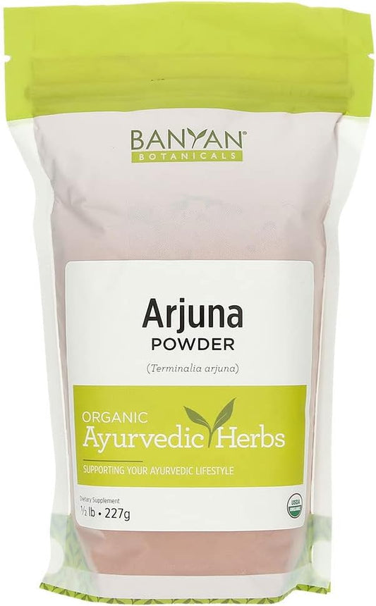 Banyan Botanicals Organic Arjuna Powder ­­– 1/2 lb.