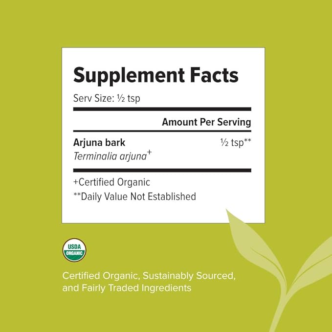 Banyan Botanicals Organic Arjuna Powder ­­– 1 lb.