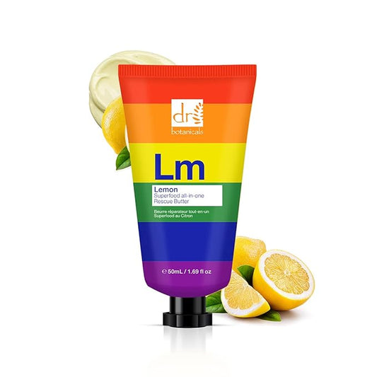 DR BOTANICALS 50ML RESCUE BUTTER LEMON SUPERFOOD PRIDE EDITION