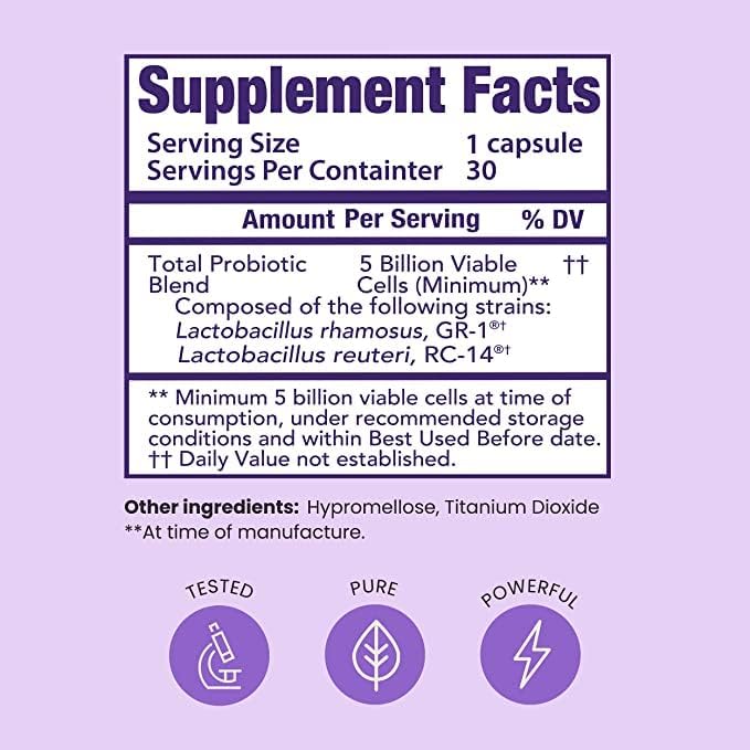 Pro-Fem #1 Vaginal Health Probiotic 7 Days 30 Capsules 6-Pack