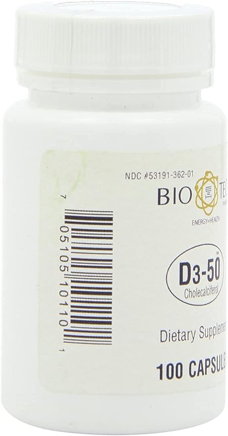 Bio-Tech Pharmacal D3-50 50,000 IU, 100