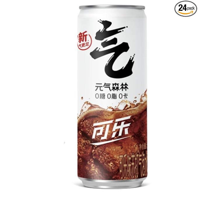 Chi Forest Sparkling Water,Caffeine free,Gluten free,Vegan,0 sugar,0 calories,Coke Flavor,11.16 Fl oz,24 Cans