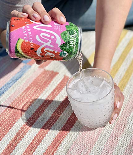 Nixie Sparkling Water Organic Watermelon Mint Sparkling Water 8 Pack, 12 FZ