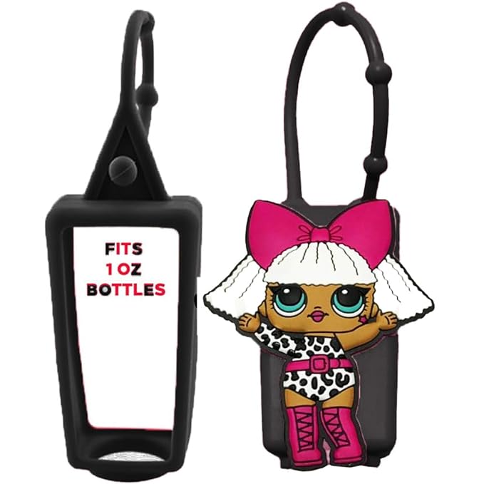Hand Sanitizer Holder Cute Doll Face 1 oz