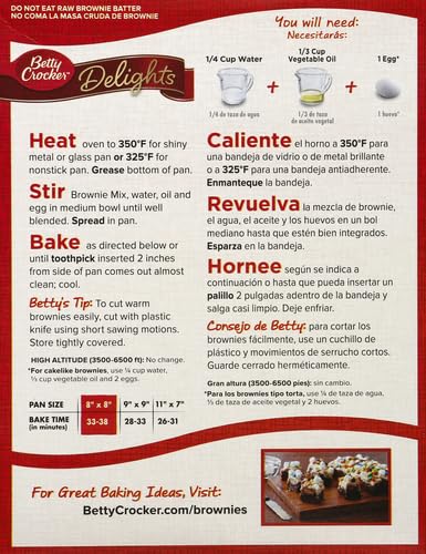 Betty Crocker Delights Supreme Triple Chunk Brownie Mix, 17.8 oz