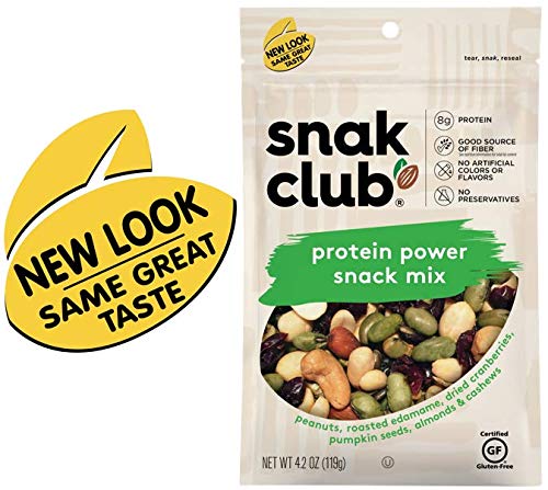Snak Club Assorted Mixes (Protein Power, 4.2-oz. (6 (6 Count))…