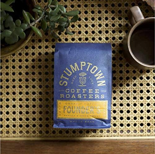 Bundle of Stumptown Coffee Roasters, Medium Roast Organic Whole Bean Coffee - Holler Mountain 12 Oz + Stumptown Coffee Roasters, Medium Roast Organic Whole Bean Coffee - Founder's Blend Bag 12 Oz