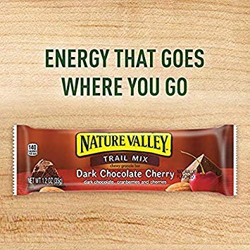 Nature Valley Fruit and Nut Granola Bars, Dark Chocolate Cherry, 6 ct, 7.4 OZ