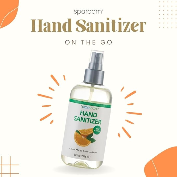 SpaRoom Hydrating Hand Sanitizer, 70% Alcohol 8 Fl