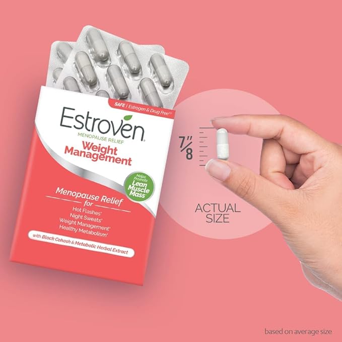 Estroven Weight Management for Menopause Relief 30 Ct.