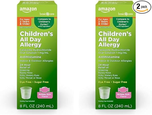 Amazon Basic Care Children's All Day 1 mg/mL, 8 fl 2)