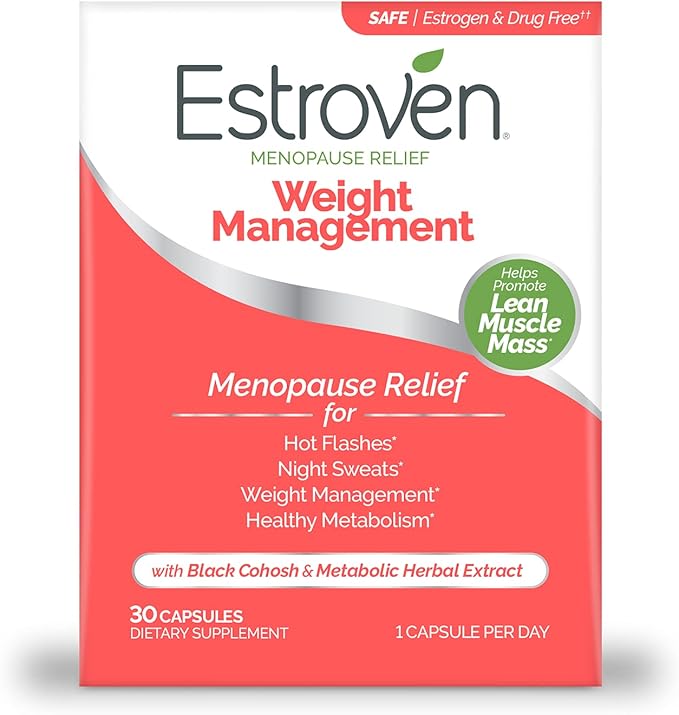 Estroven Weight Management for Menopause Relief 30 Ct.