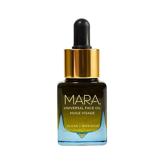 MARA - Natural Algae + Moringa Universal Face Oil | Plant-Based Skin Care | Nourishes with Algae Plankton Blend + Boosts Firmness For All Skin Types, (.5 oz | 15 ml)