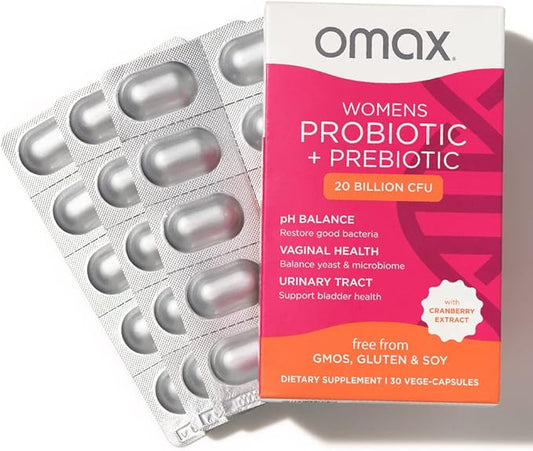 Omax Health Prebiotics and Probiotics Complex