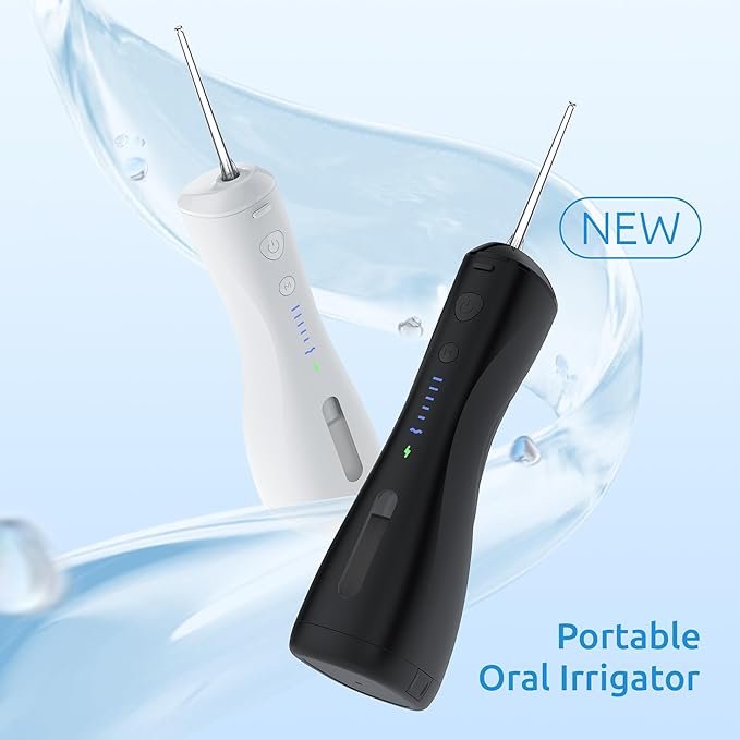 Water Flosser [Dental Cordless Portable] 6 IPX7 Waterproof