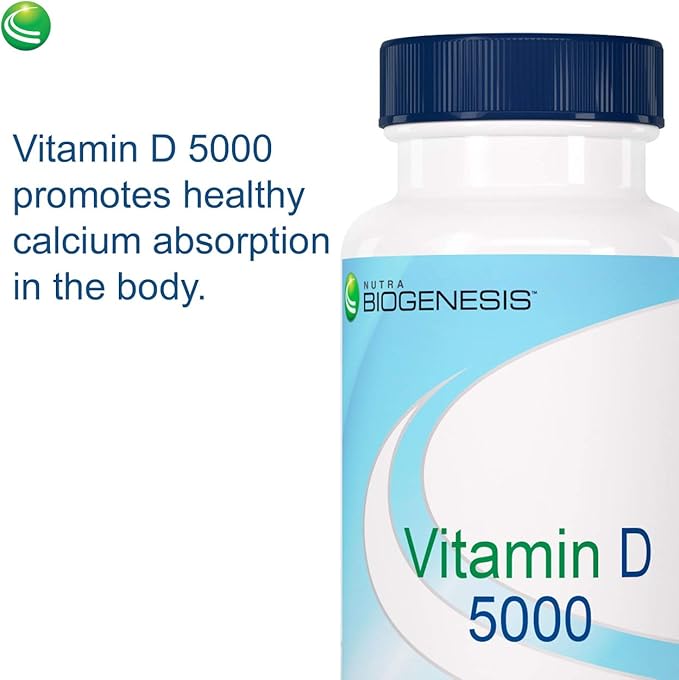 Nutra BioGenesis - Vitamin D 5000 D3 5000 5000 IU 90 Softgels
